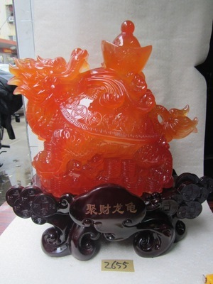 【樹脂陶瓷工藝品(招財(cái)擺飾聚財(cái)龍龜)】價(jià)格,廠家,圖片,塑料、樹脂工藝品,德化縣印藝印刷有限責(zé)任公司-