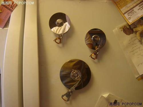 廢硬盤自制冰箱貼等創(chuàng)意工藝品合集