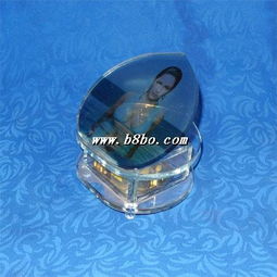 愛心水晶音樂盒圖片,愛心水晶音樂盒高清圖片 浦江縣東杰水晶工藝品廠,