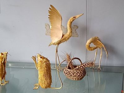 【手造創新瞰章丘】系列報道:白云湖蒲葦編織