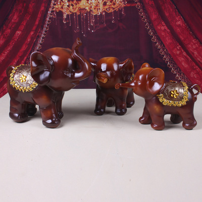 【工藝樹脂裝飾品招財(cái)母子三連大象擺件 吉祥三寶新房擺件大號(hào)】?jī)r(jià)格,廠家,圖片,塑料、樹脂工藝品,李泉崽(個(gè)體經(jīng)營(yíng))-